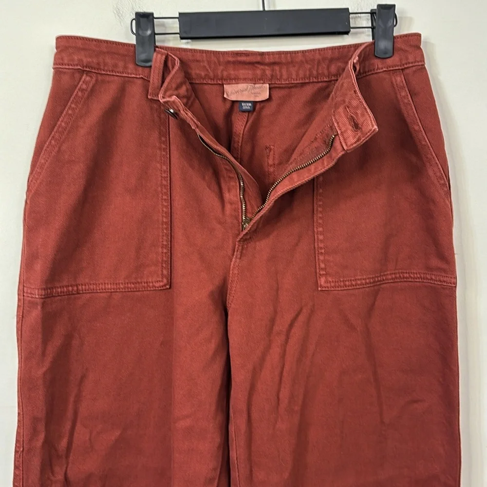 Universal Thread Rust Wide Leg Pants - Picture 6 of 11
